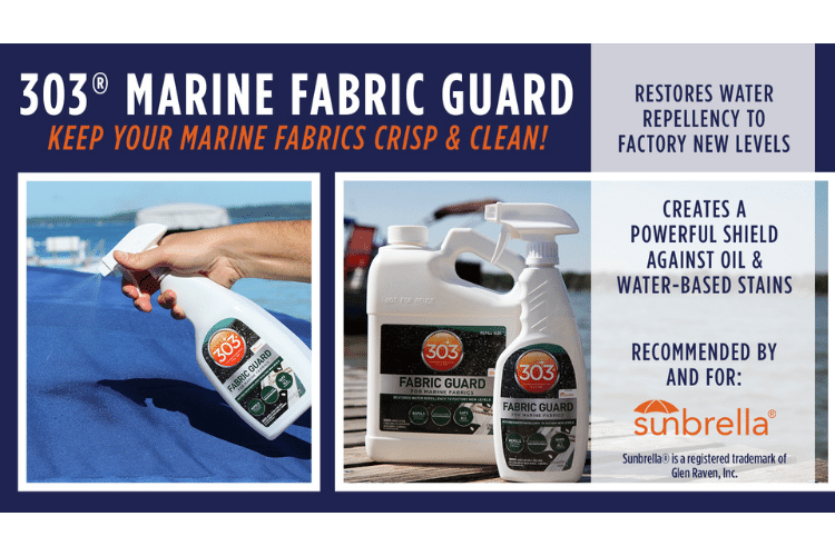 303 Products Bottle of Marine Water Repellency & Stain Protection Fabric Guard - 128 fl oz jug