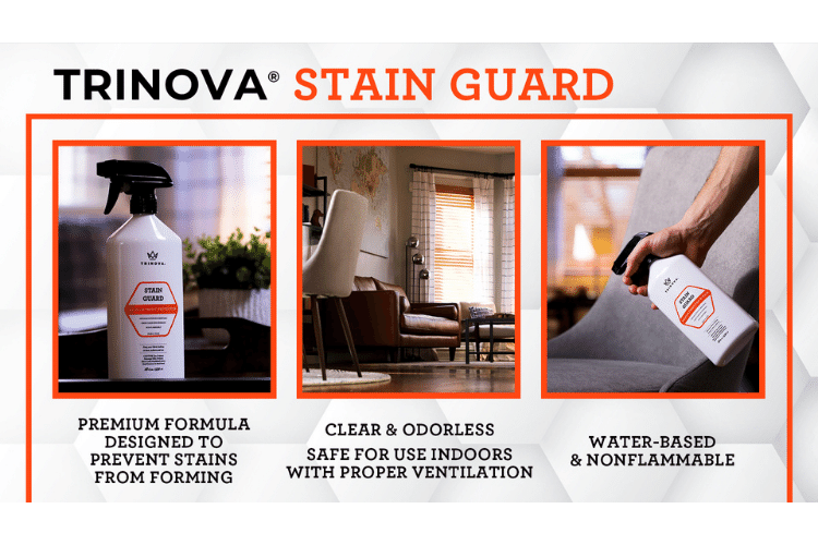 TriNova Non-Aerosol Stain Guard - Fabric Protection Spray for Upholstery, Carpet