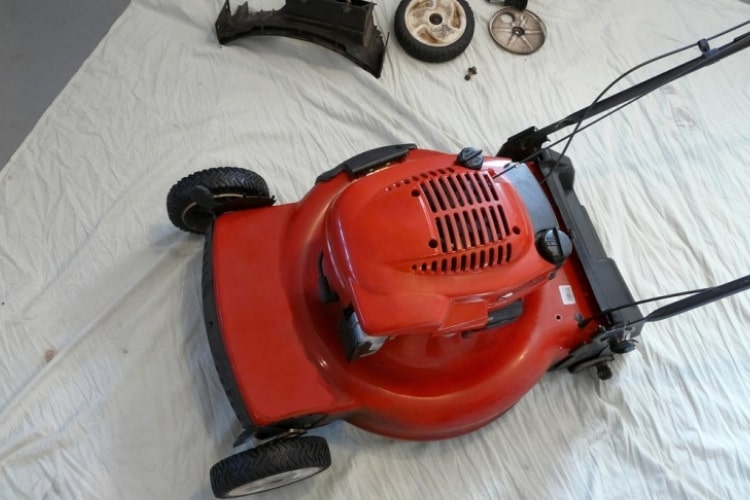 Get Old Gas out of a Lawn Mower